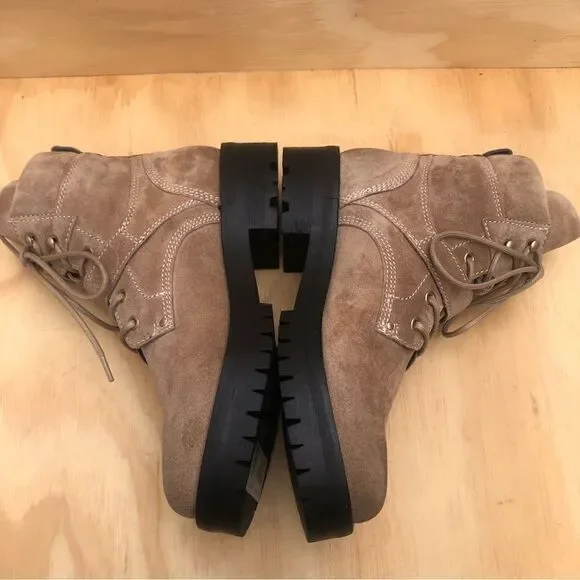 New All Saints Paulina Suede Boots Women’s Size 7 - Picture 3 of 11